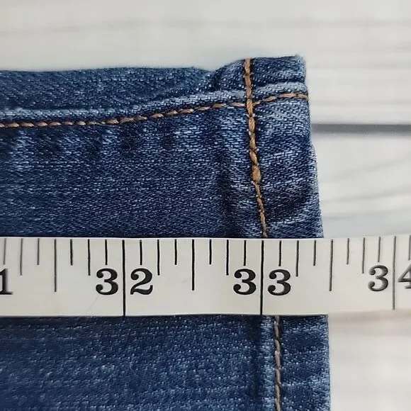 The Flirt by Old Navy boot cut blue denim jeans Women's Size 14L - Picture 14 of 14